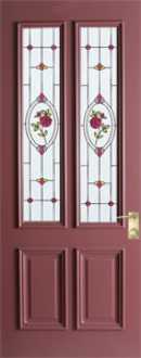 Sandgate SG8 - Frosted Rose Bud Glass, Duracote